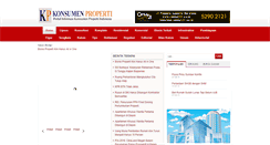 Desktop Screenshot of konsumenproperti.com